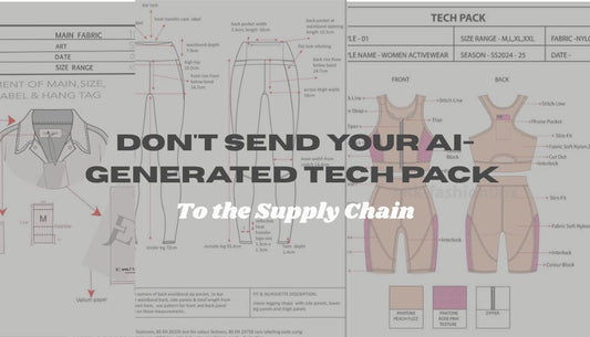 Don't Send Your AI-Generated Tech Pack To the Supply Chain